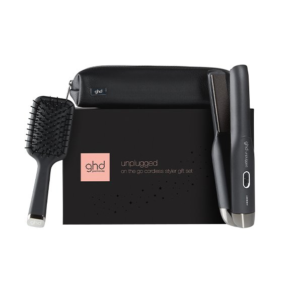 An Image Related To Ghd Unplugged Festive Gift Set - Cordless Hair Straightener - Gestrgh157